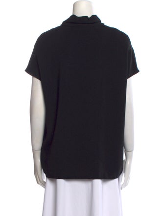 The Row Cowl Neck Short Sleeve Sweatshirt