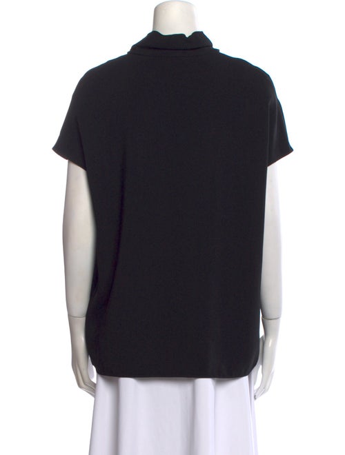 The Row Cowl Neck Short Sleeve Sweatshirt