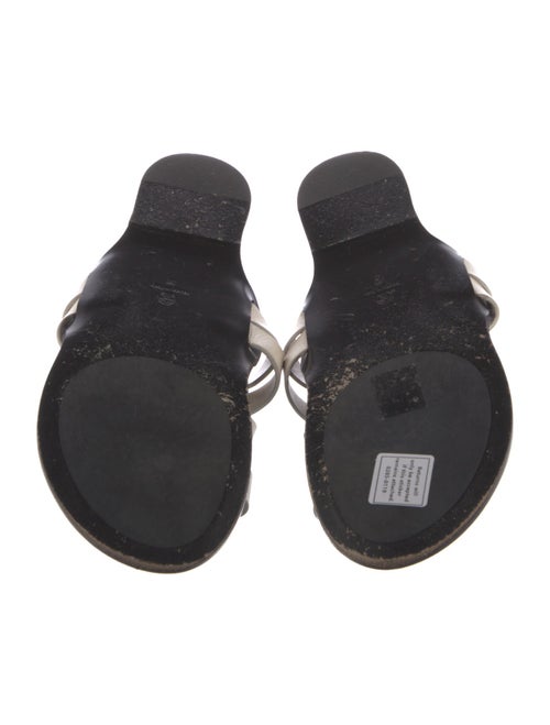 The Row Leather Slides