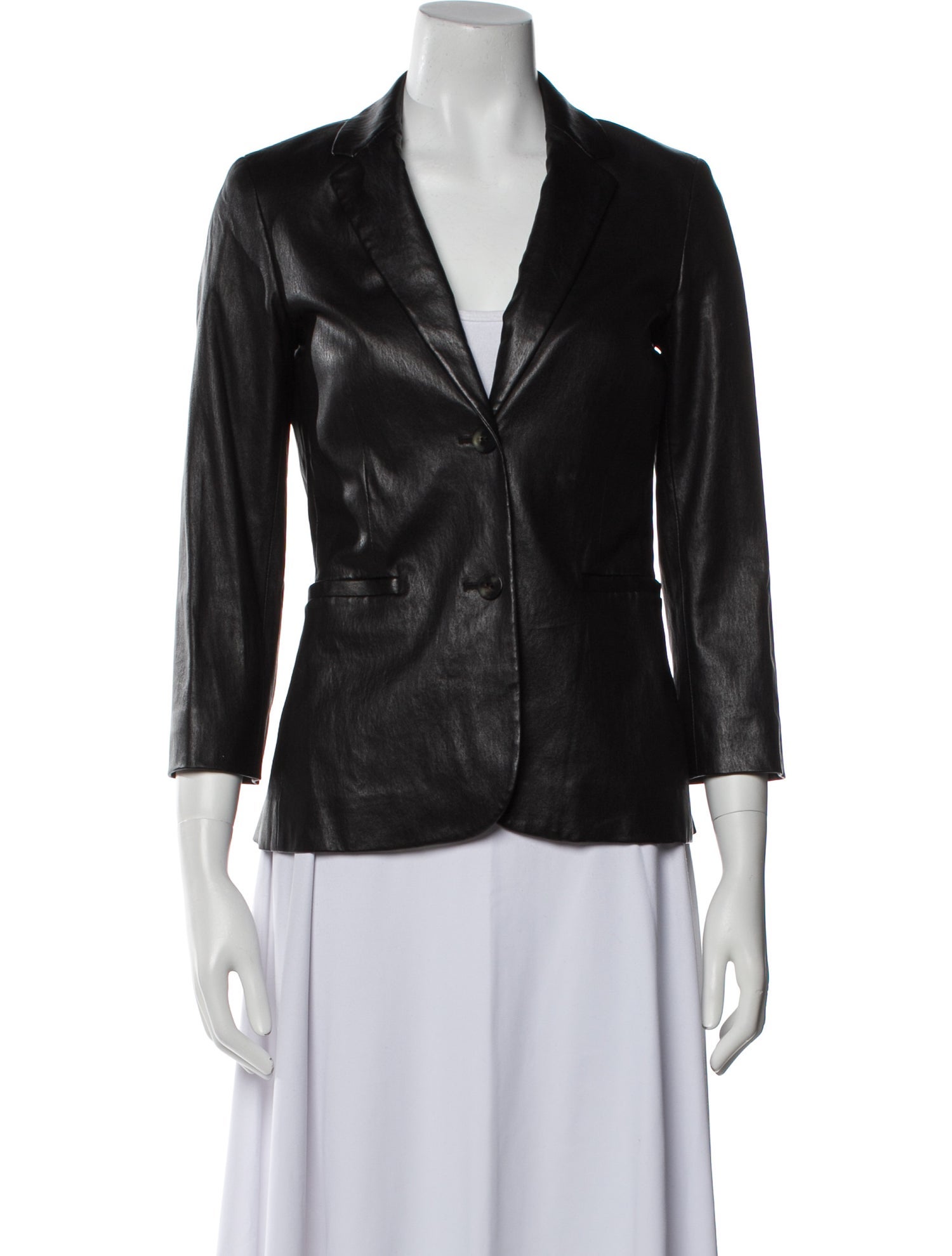 The Row Lambskin Blazer
