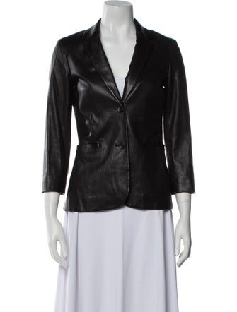 The Row Lambskin Blazer