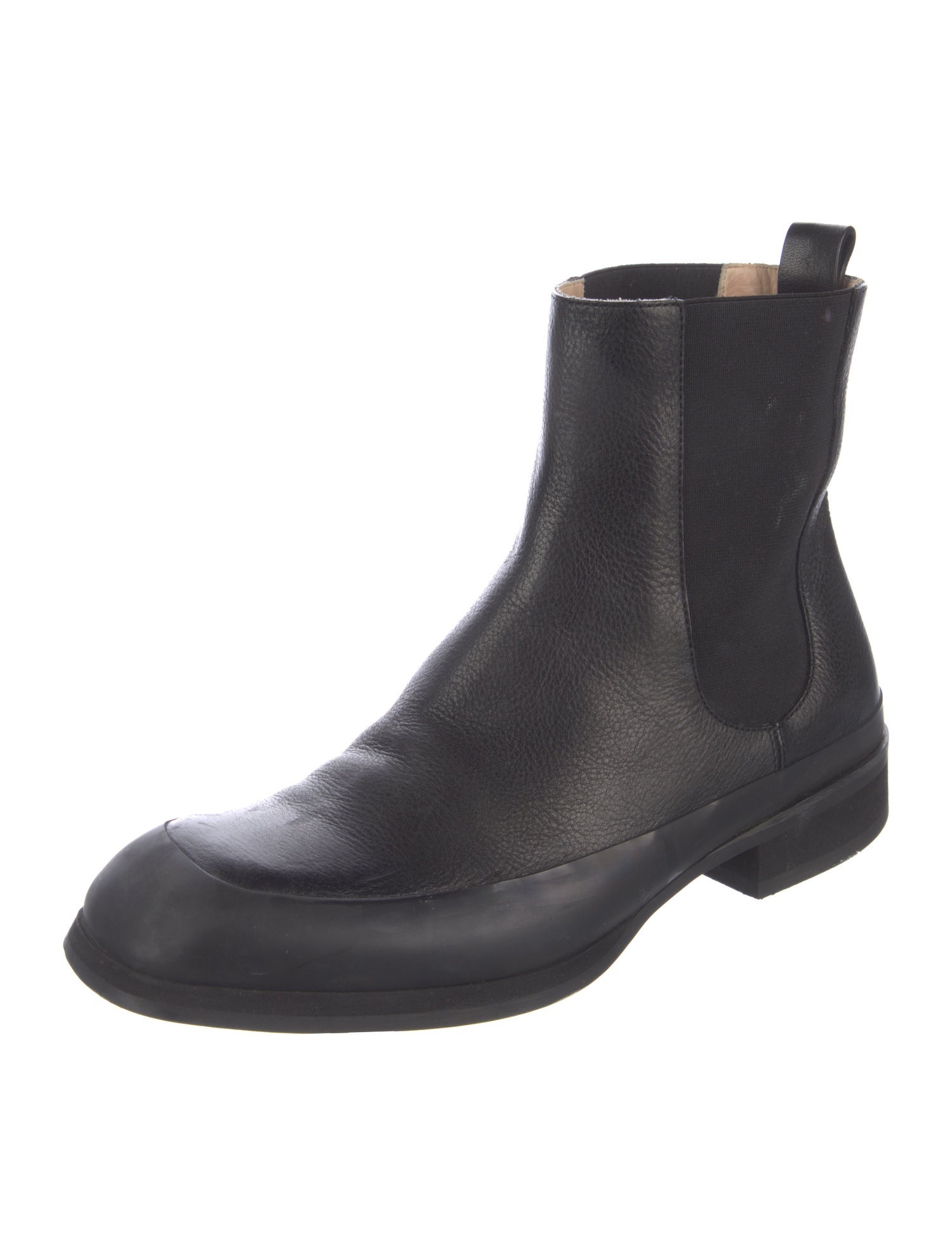 The Row Garden Leather Chelsea Boots
