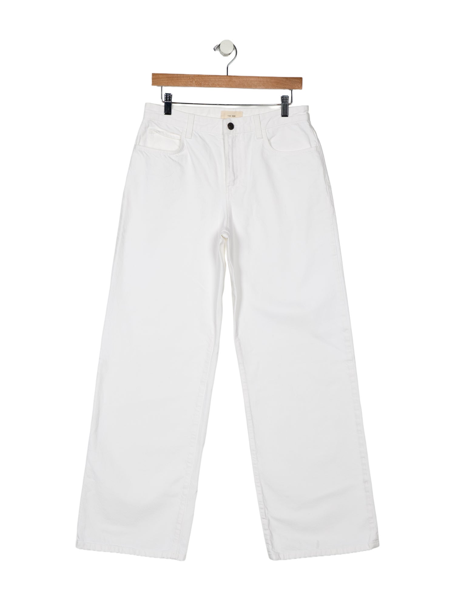 The Row Mid-Rise Wide Leg Jeans