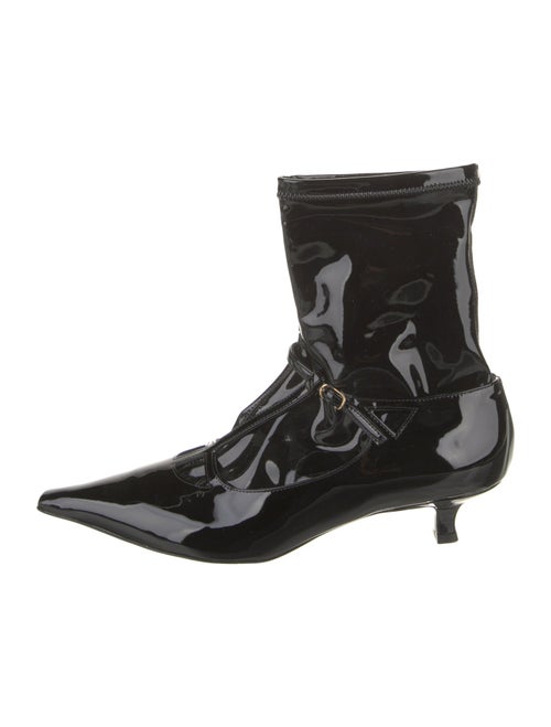 The Row Patent Leather Sock Boots