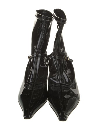 The Row Patent Leather Sock Boots