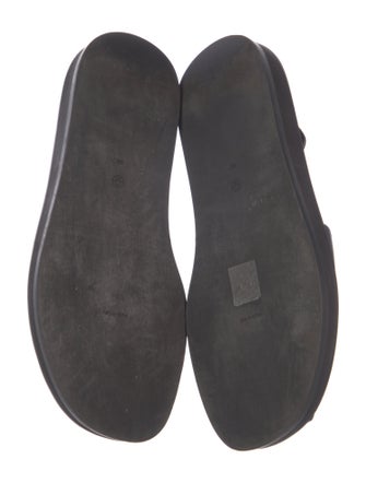 The Row Fisherman Leather Slingback Flats