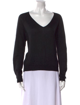 The Row Cashmere V-Neck Sweater