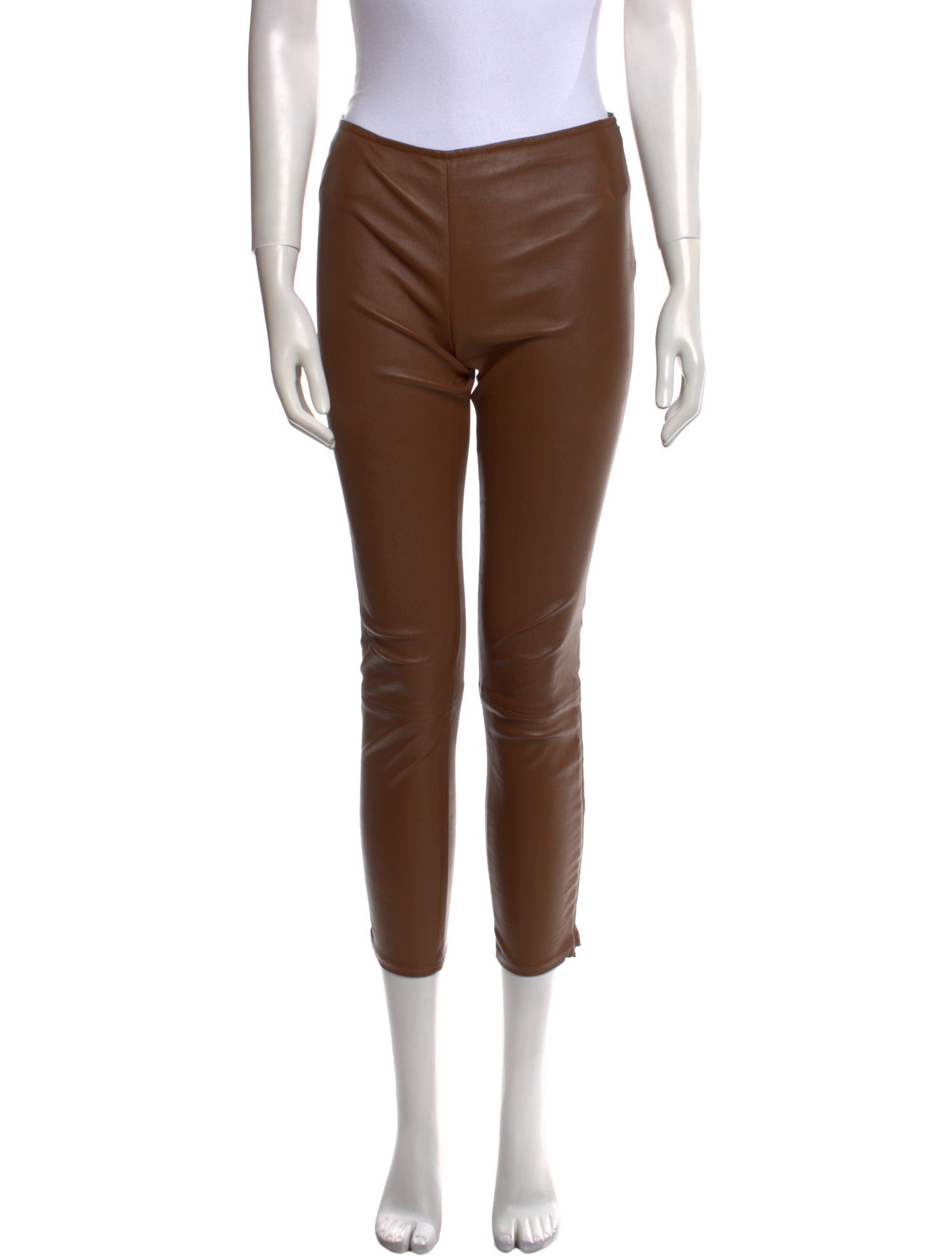 The Row Lambskin Skinny Leg Pants