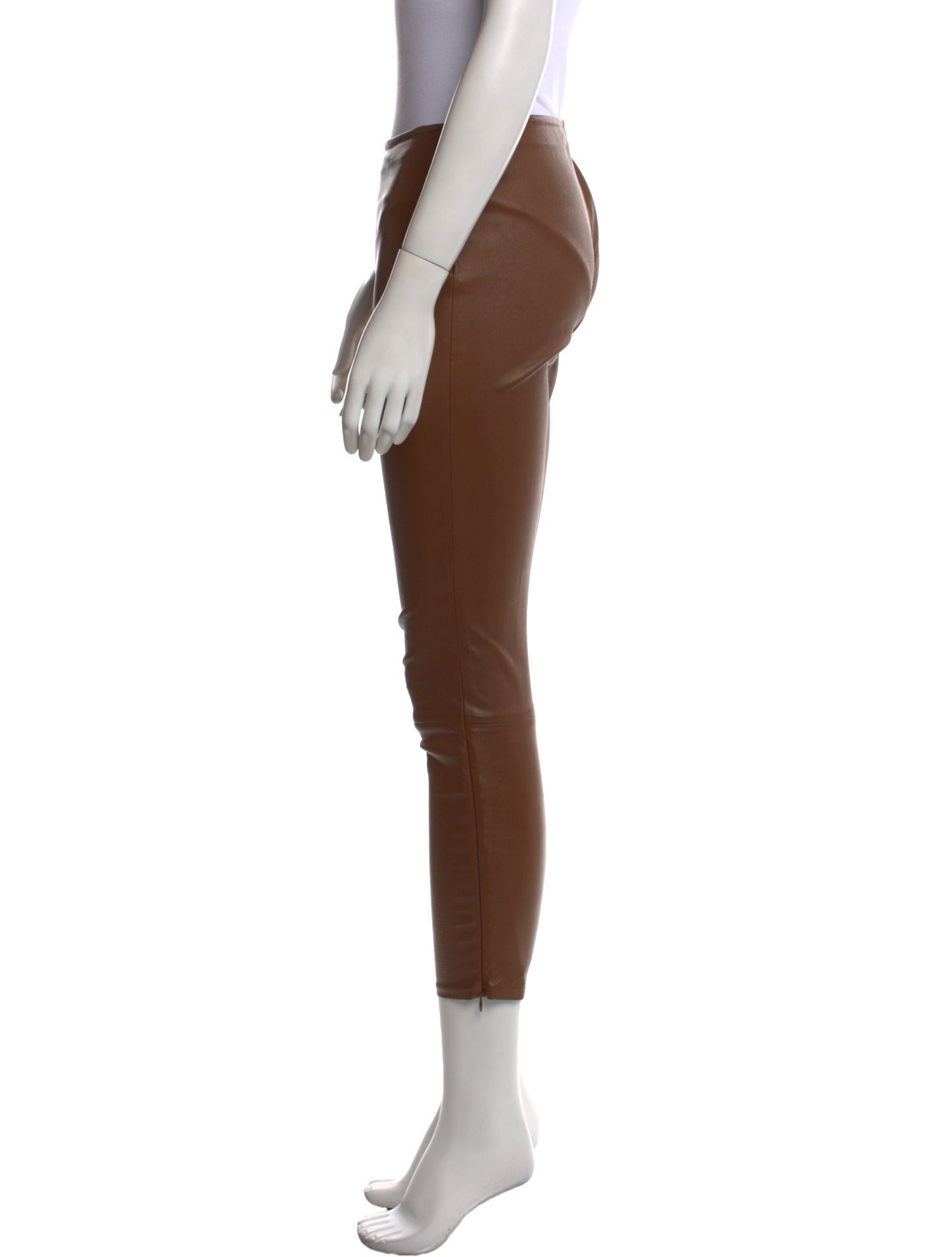 The Row Lambskin Skinny Leg Pants