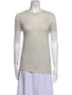 The Row Cashmere Crew Neck T-Shirt