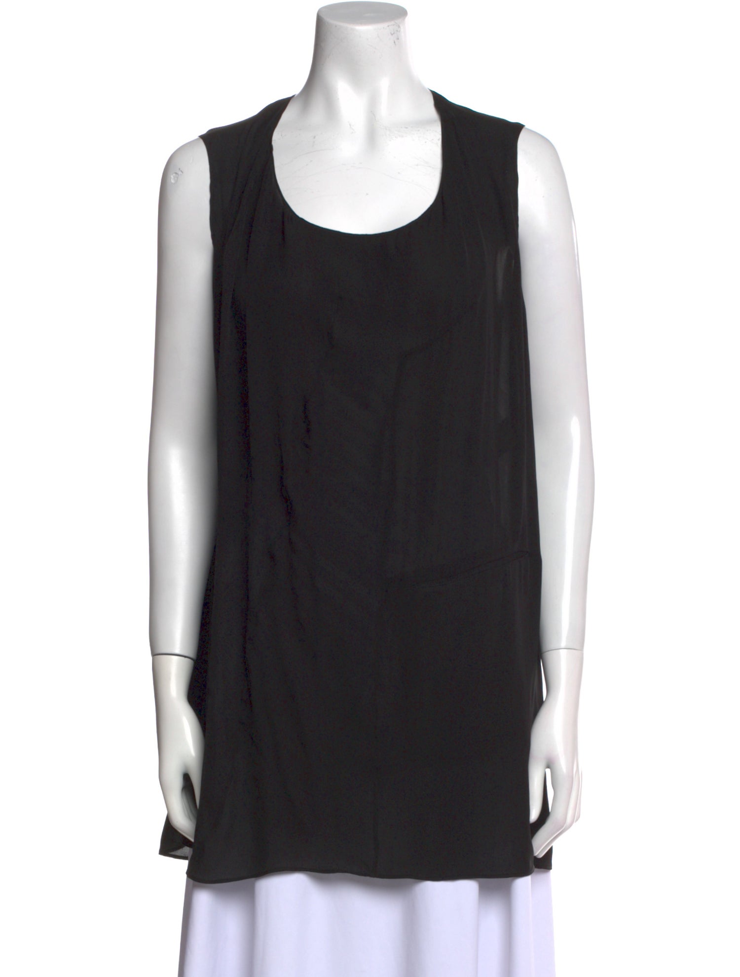 The Row Silk Scoop Neck Tunic