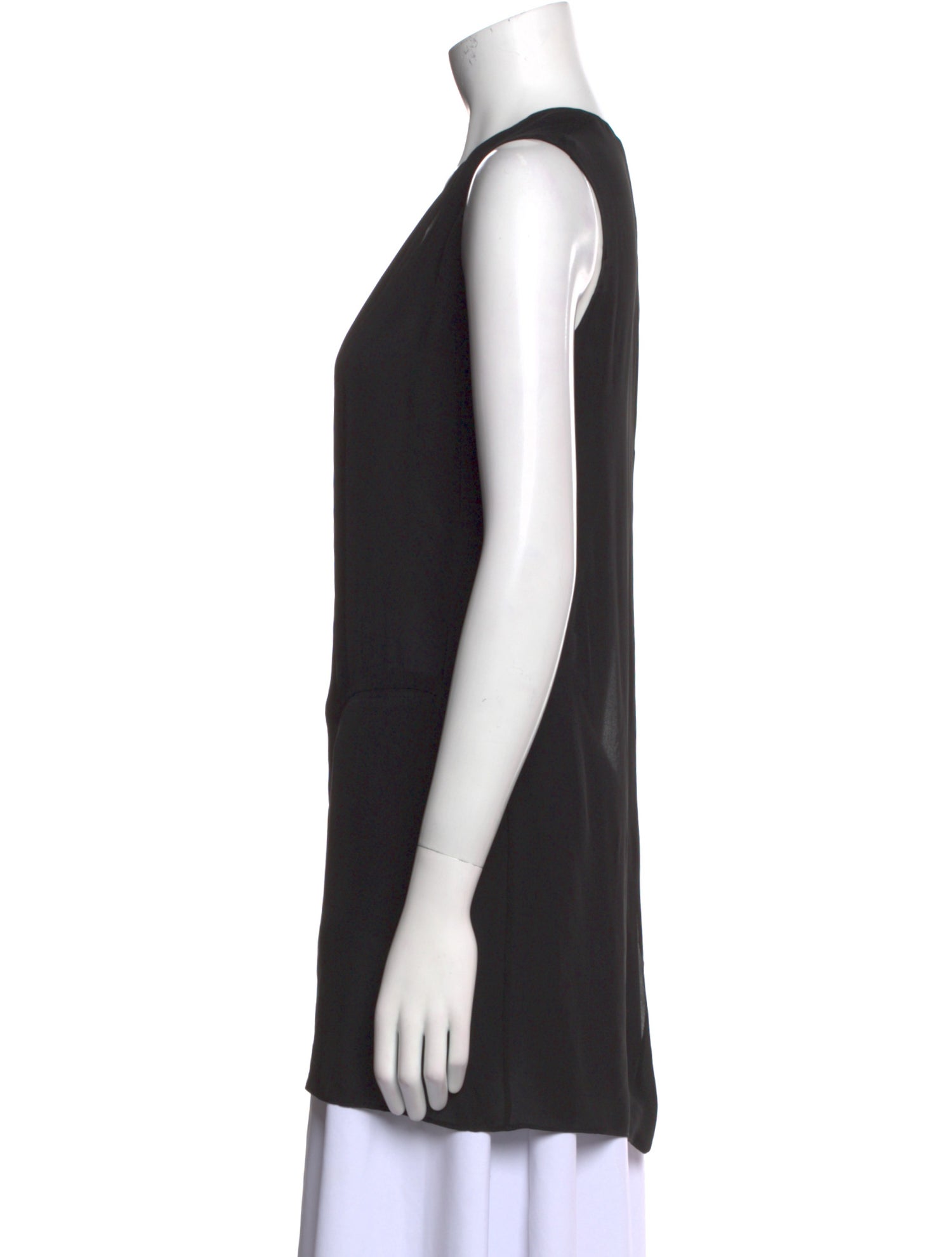 The Row Silk Scoop Neck Tunic