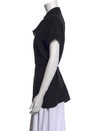 The Row Silk Cowl Neck Top