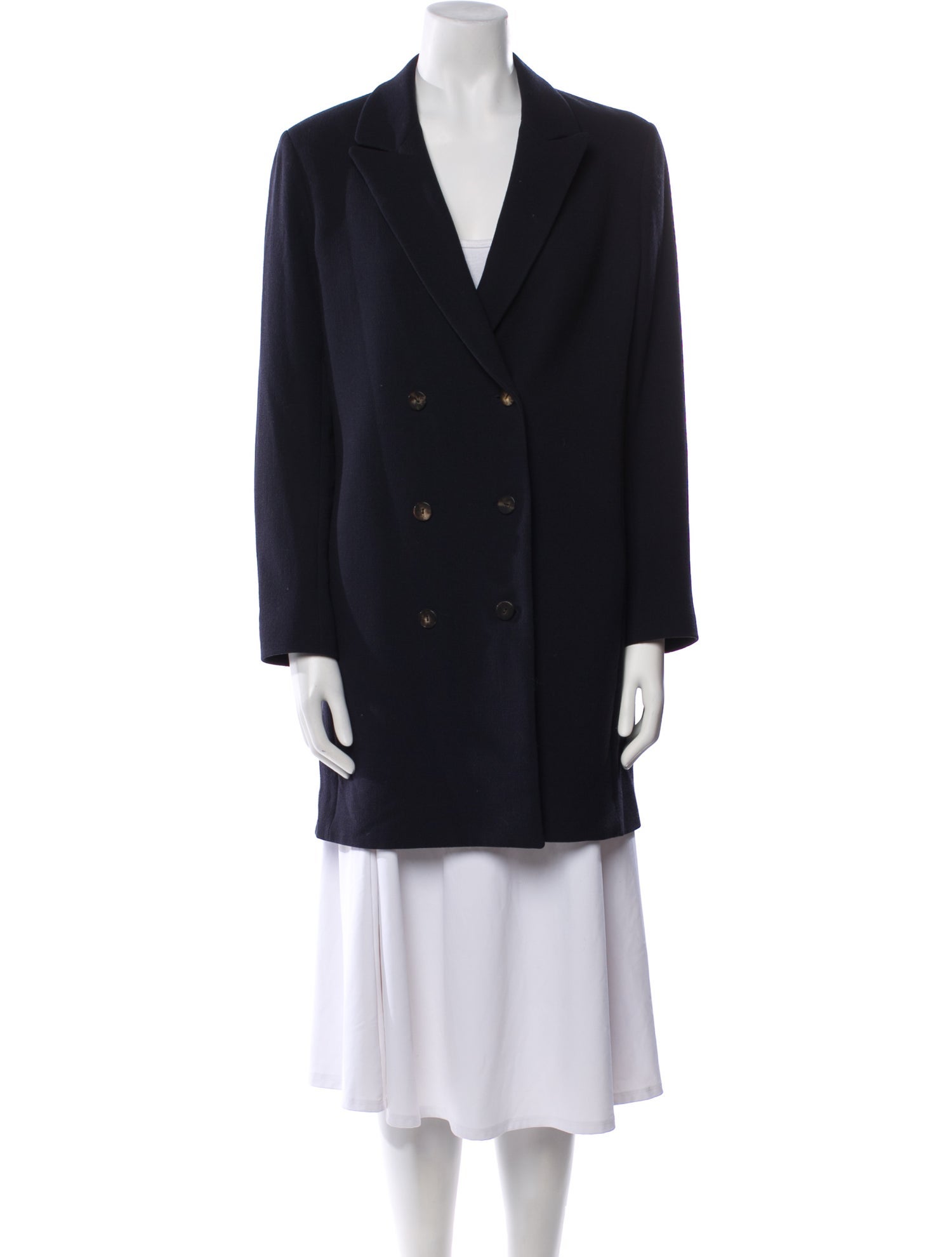 The Row Virgin Wool Peacoat