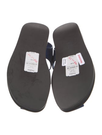 The Row Fisherman Suede Slingback Sandals