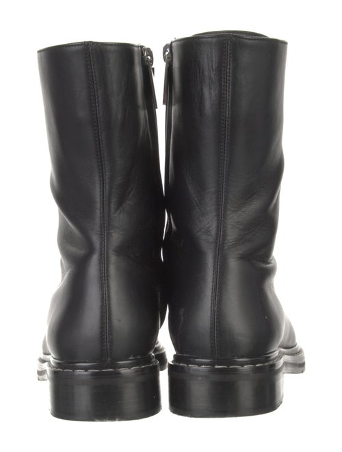 The Row Fara Leather Combat Boots
