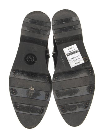 The Row Fara Leather Combat Boots