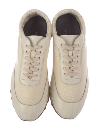 The Row Leather Colorblock Pattern Athletic Sneakers