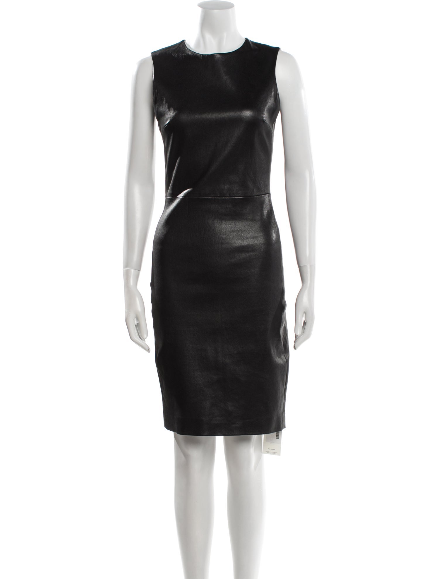 The Row Leather Knee-Length Dress