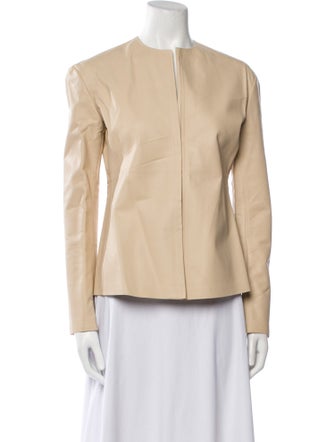 The Row Leather Evening Jacket