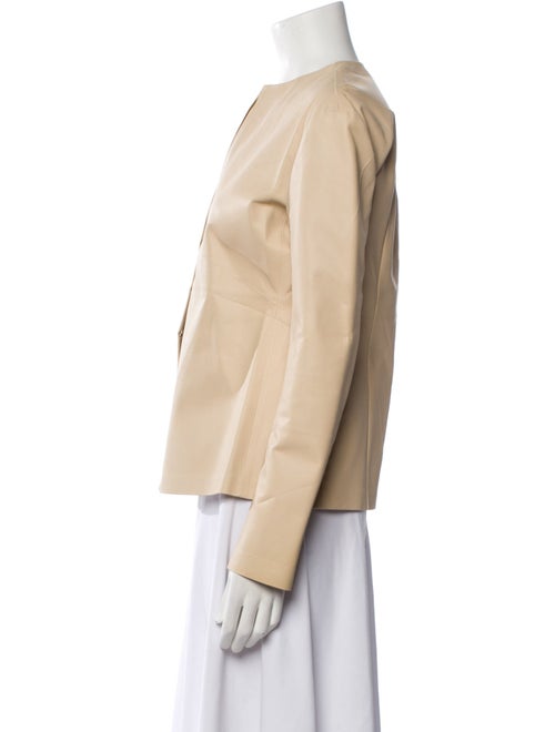 The Row Leather Evening Jacket