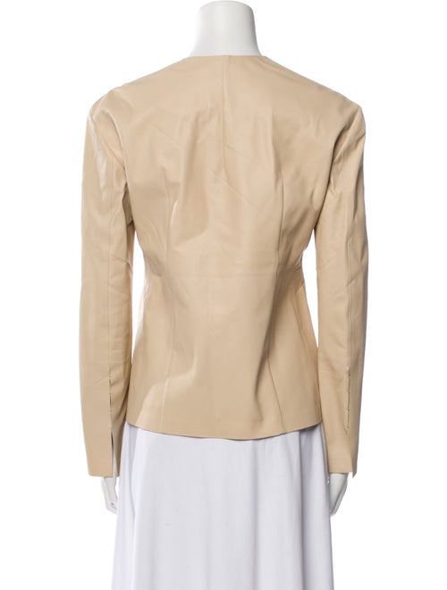 The Row Leather Evening Jacket