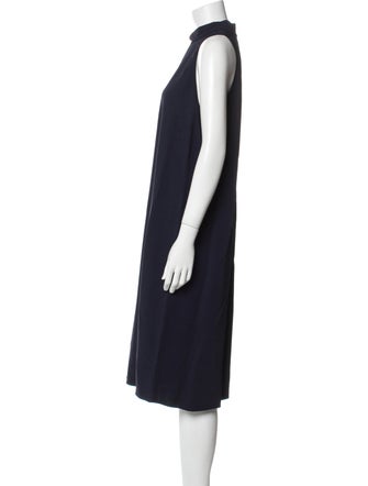 The Row Mock Neck Midi Length Dress