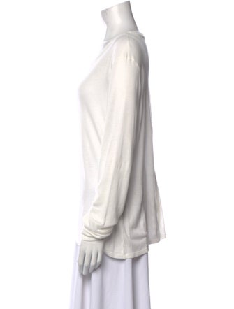 The Row Scoop Neck Long Sleeve Top