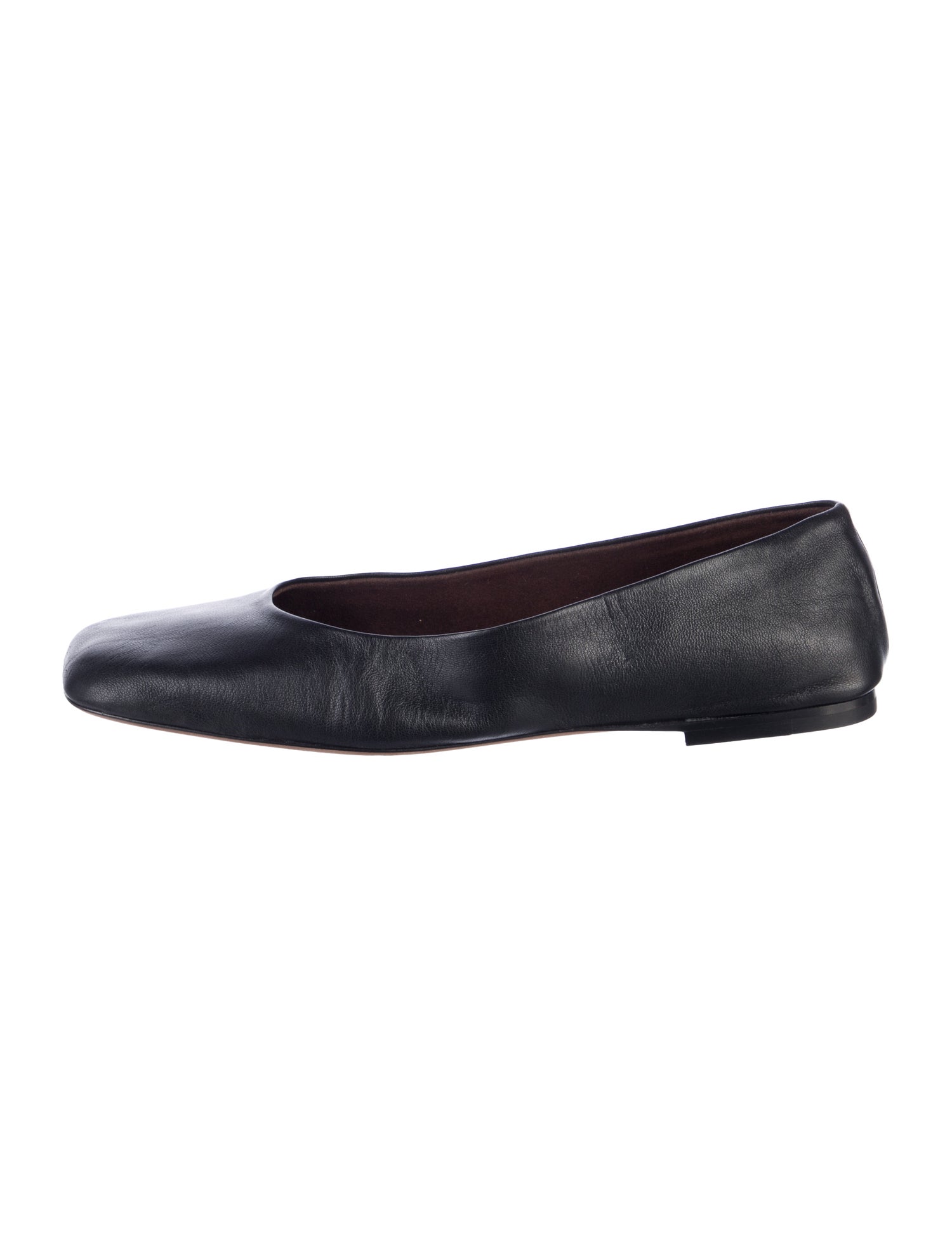The Row Leather Ballet Flats