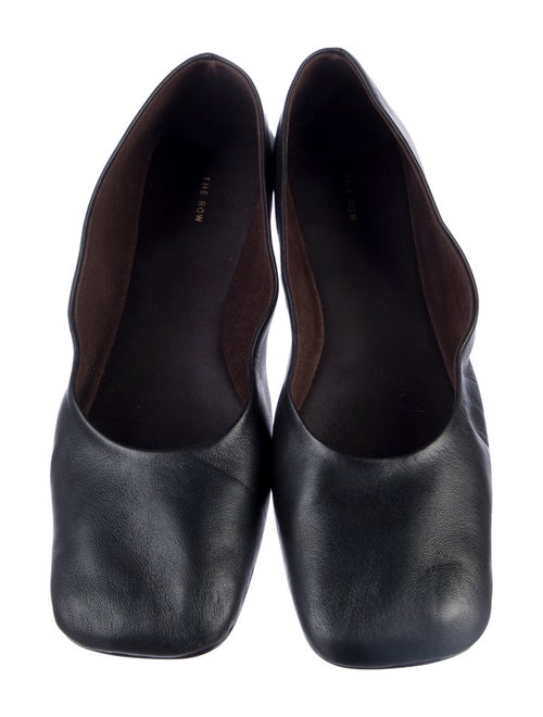 The Row Leather Ballet Flats