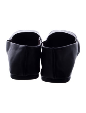 The Row Leather Ballet Flats