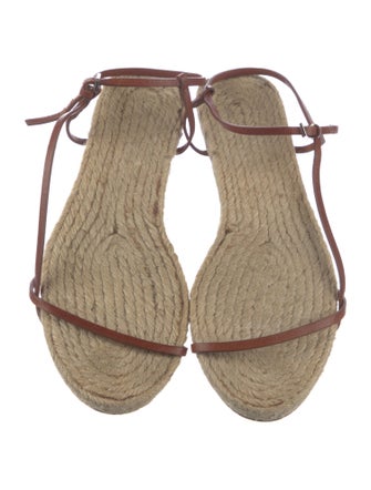 The Row Leather Slingback Sandals