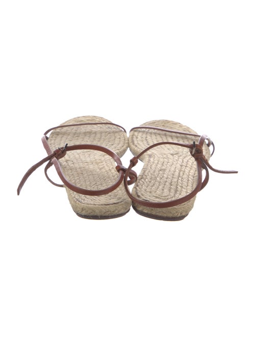 The Row Leather Slingback Sandals