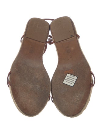 The Row Leather Slingback Sandals