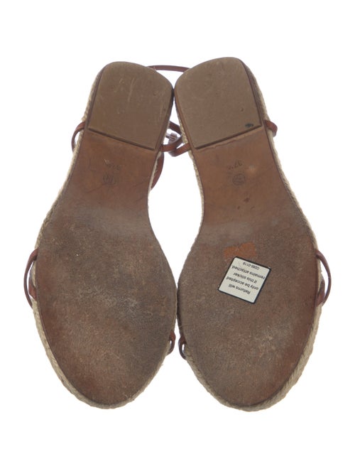 The Row Leather Slingback Sandals