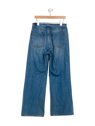 The Row High-Rise Wide Leg Jeans