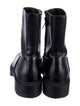 The Row Leather Combat Boots