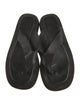The Row Ginza Suede Flip Flops