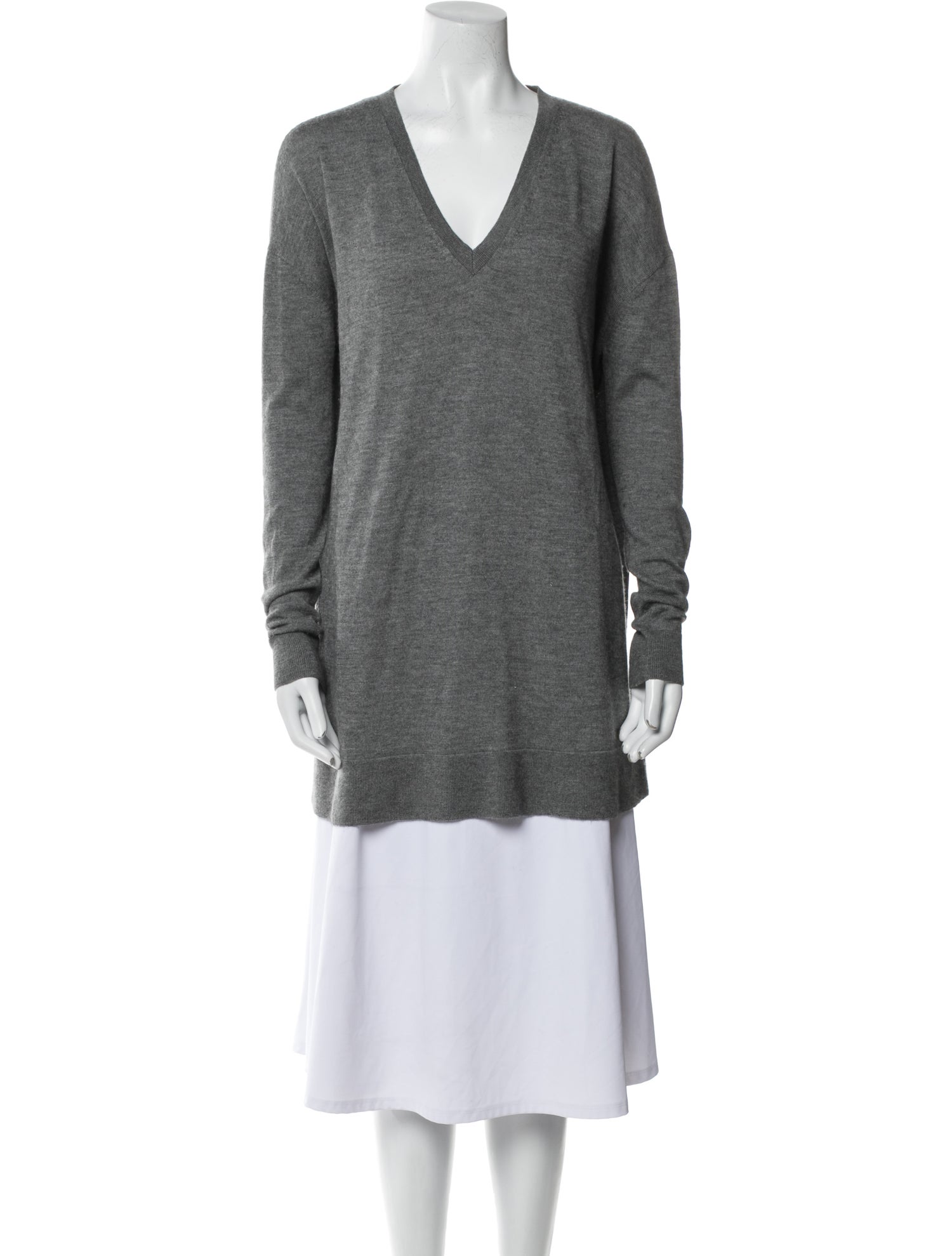 The Row Cashmere V-Neck Sweater