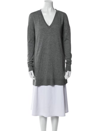 The Row Cashmere V-Neck Sweater