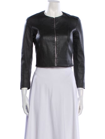 The Row Leather Biker Jacket