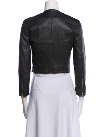 The Row Leather Biker Jacket
