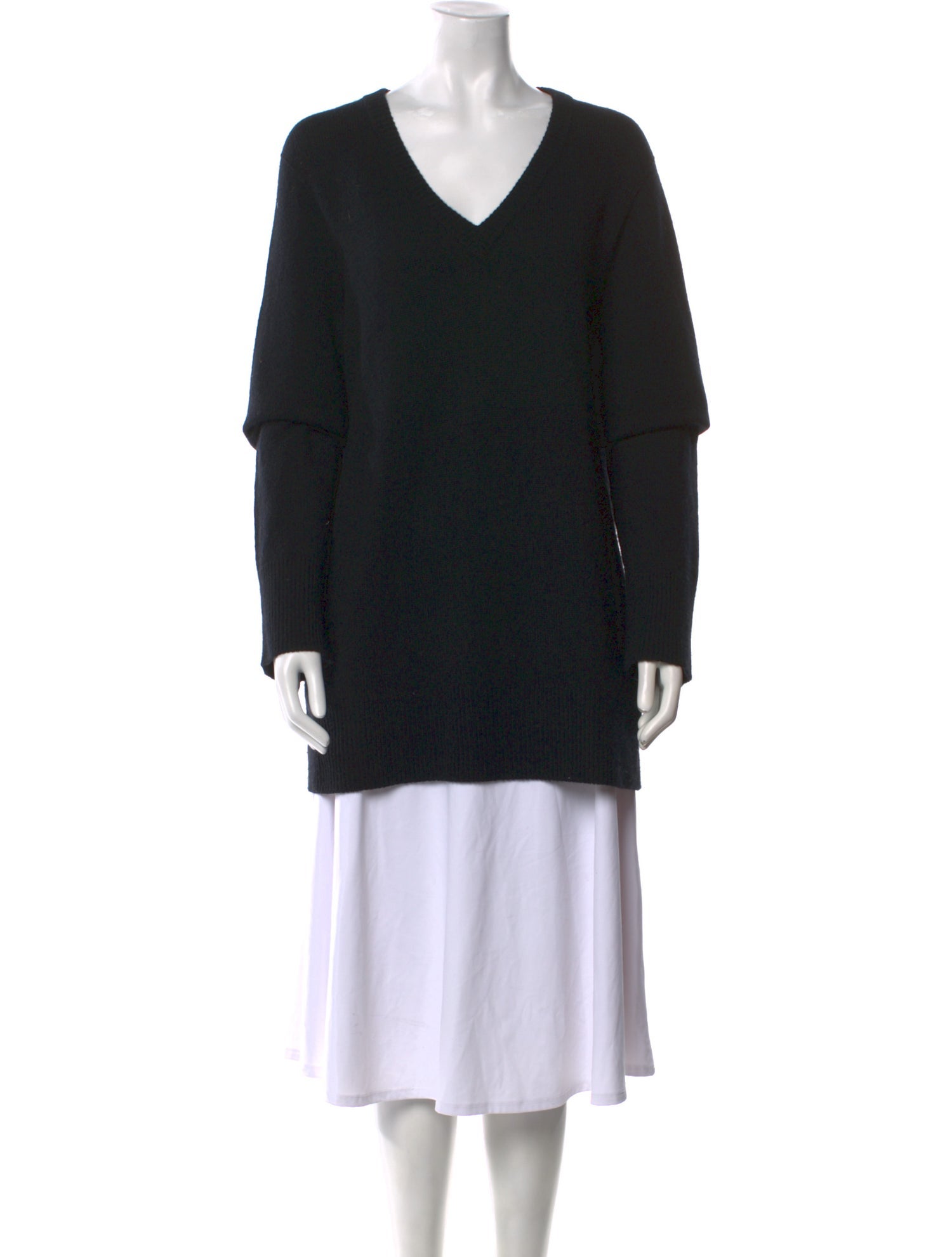 The Row Wool V-Neck Sweater