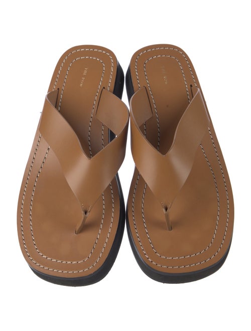 The Row Ginza Leather Slides