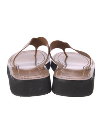 The Row Ginza Leather Slides