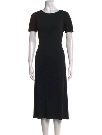 The Row Crew Neck Midi Length Dress