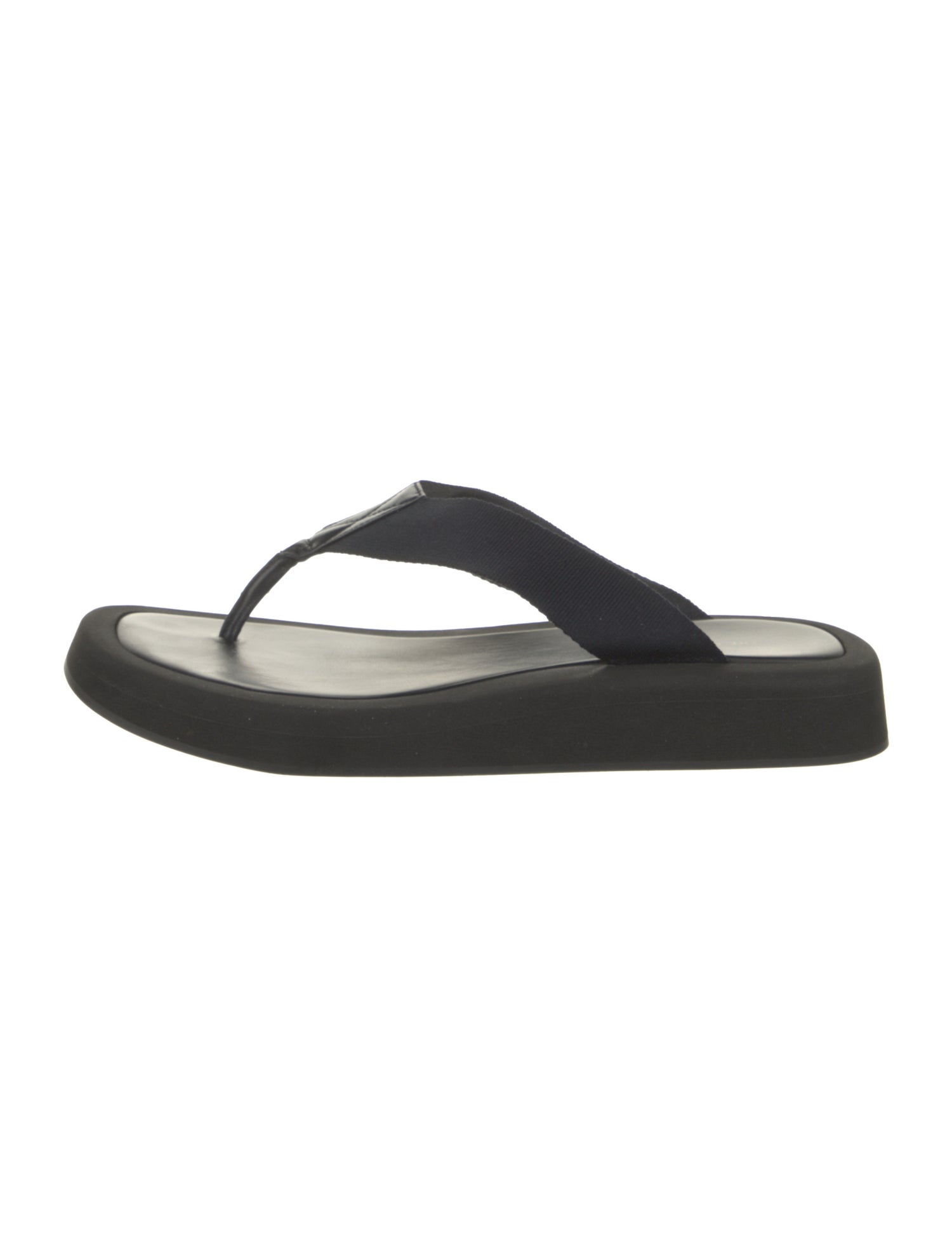 The Row Leather Flip Flops