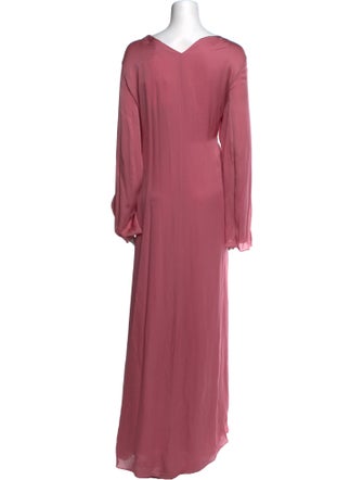 The Row Silk Long Dress