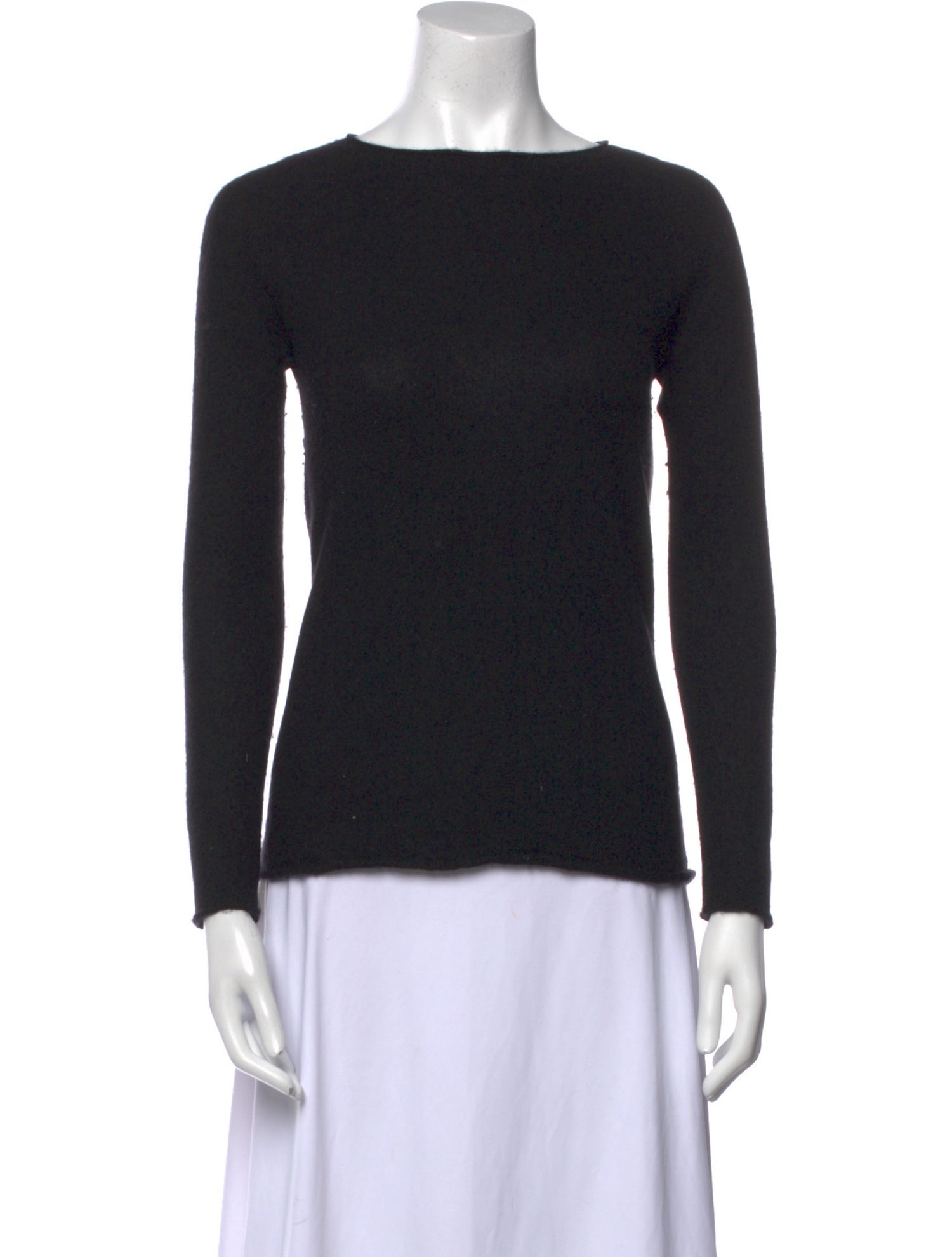 The Row Cashmere Bateau Neckline Sweater