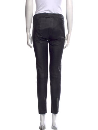 The Row Leather Skinny Leg Pants